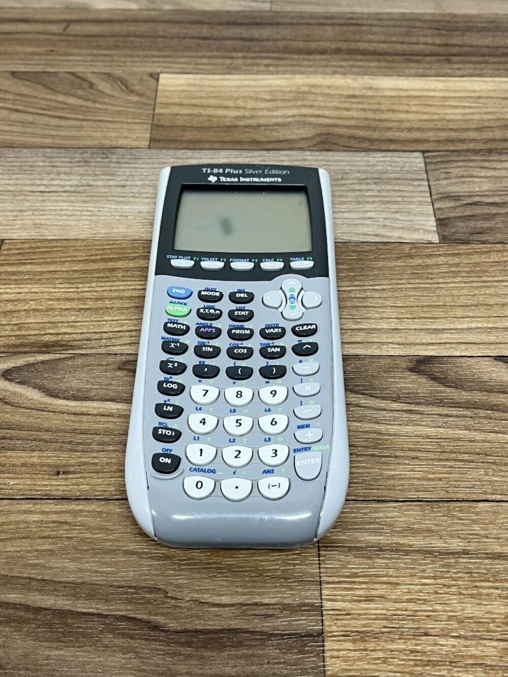 Texas Instruments TI-84 Plus Silver Graphing Calculator Tested & Working Blemish